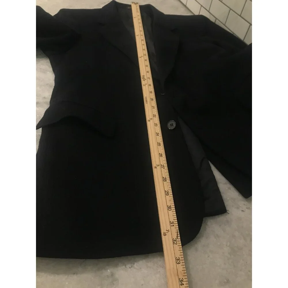English Manor Blazer Mens 42 Black Wool Blend Sport Coat Classic Made‎ Hungary